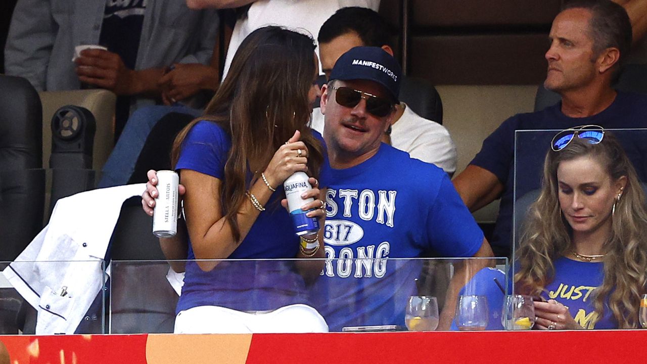 Matt Damon and his wife Luciana Barroso attend Super Bowl LVI between the Los Angeles Rams and the Cincinnati Bengals.