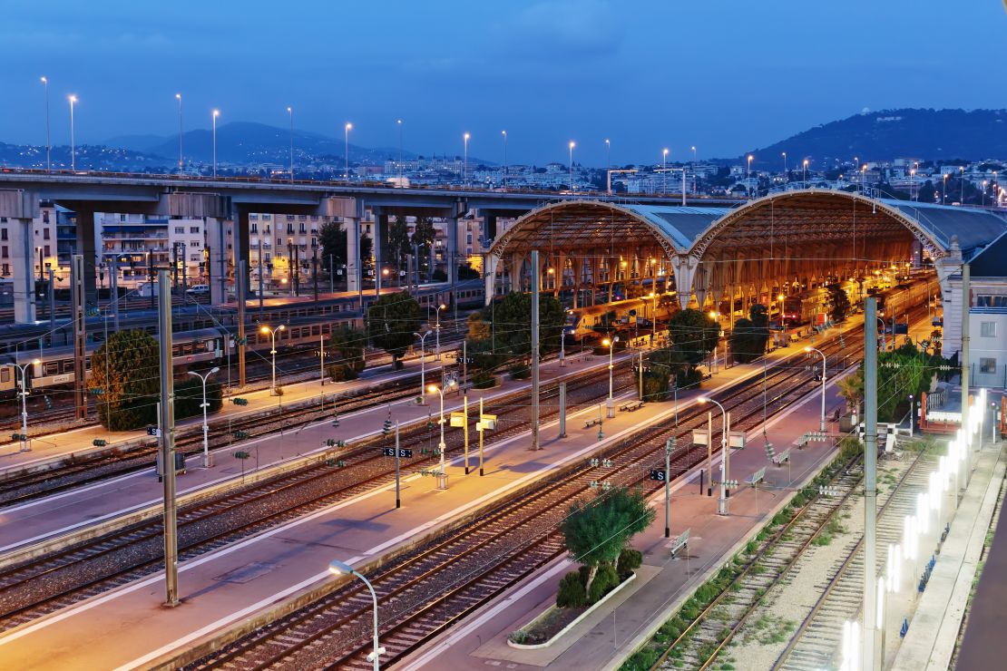 The Cuneo-Nice line is known as the 'railway of marvels,' pitching between Italy and France before emerging on the Med at Nice.