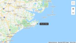 Drum Inlet North Carolina coast MAP