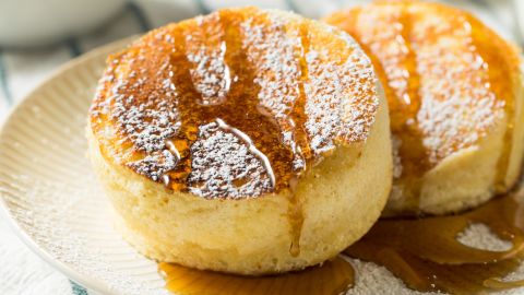 These Japanese pancakes are as  fluffy as souffle.