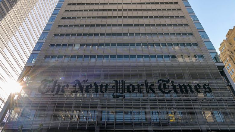 The New York Times Building in New York City on February 1, 2022.