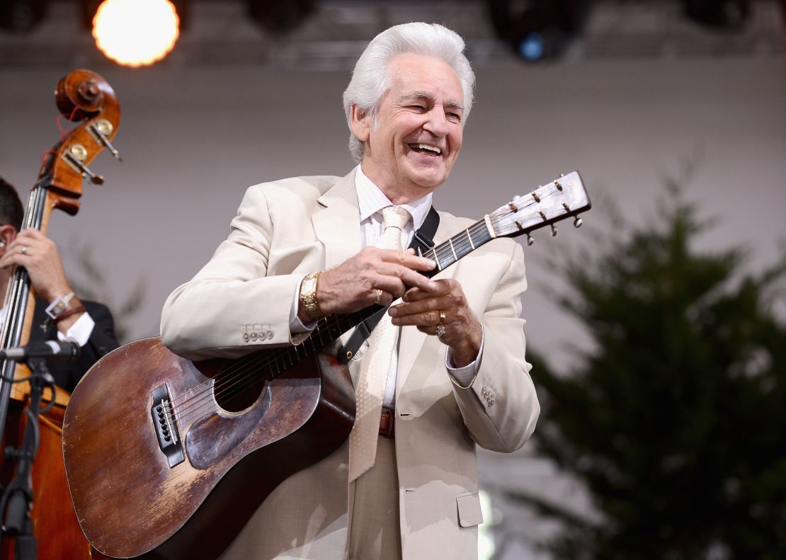 Del McCoury of The Del McCoury Band performs at the Big Barrel Country Music Festival in Dover, Delaware, on June 28, 2015.  