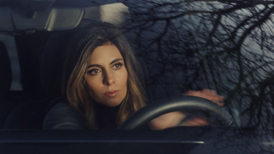 Jamie-Lynn Sigler is shown in the Chevrolet Silverado commercial that debuted during Super Bowl LVI on February 13.