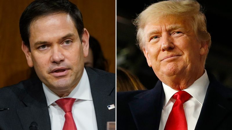 Marco Rubio Secretario De Estado De Trump