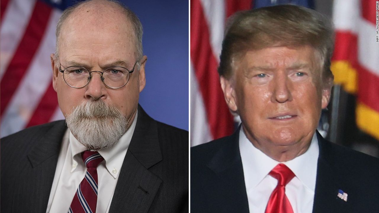 Special counsel John Durham and former President Donald Trump