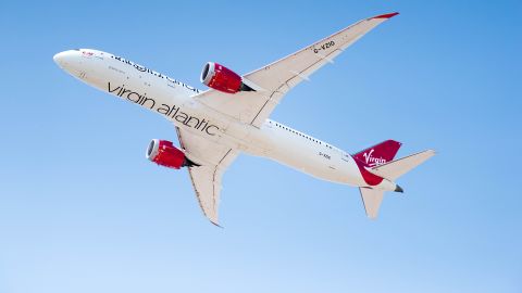 <strong>Dreamliner: </strong>He does straight shoots too, like this takeoff of a Virgin Atlantic 787.