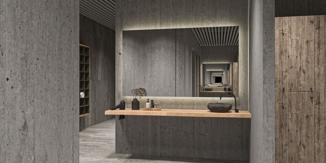 The new lagoon spa is expected to open this spring.