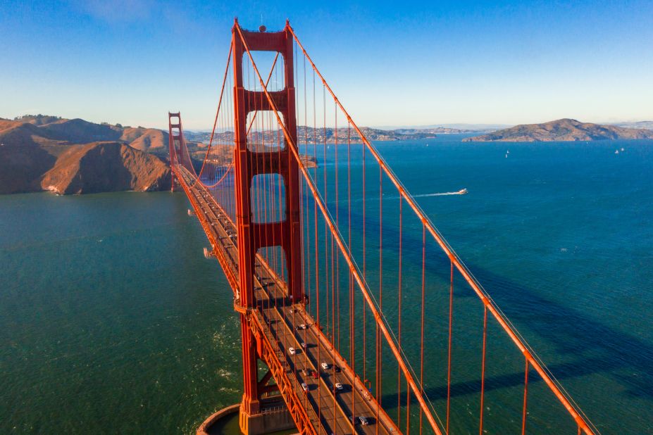 <strong>3. Golden Gate National Recreation Area</strong> (California): Take in the stunning  sunset view of the Golden Gate Bridge. This park has numerous overlooks for memorable views.