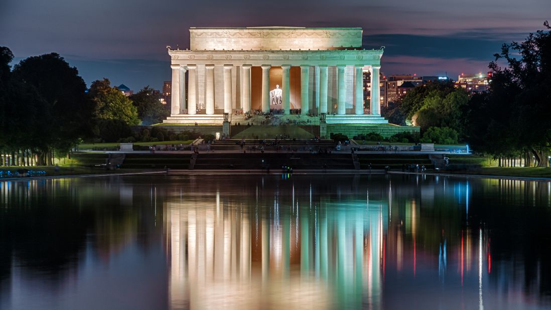 <strong>8. Lincoln Memorial</strong> (District of Columbia): Roughly 5.8 million visits were paid in 2021 to the inspirational memorial to President Abraham Lincoln. It opened in 1922.