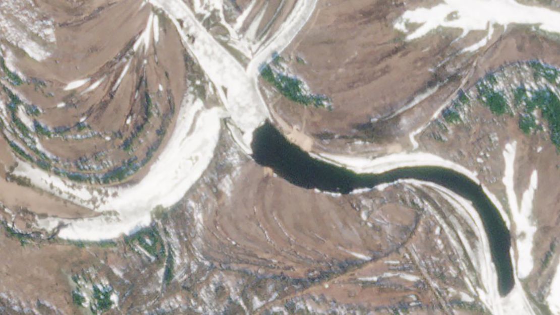 Both the new road construction and the bridge, across the Pripyat River in southern Belarus, are less than 4 miles from the border and could be used by Russian forces currently in Belarus in a drive to Kyiv.