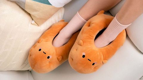 USB Tayto Potato heated slippers