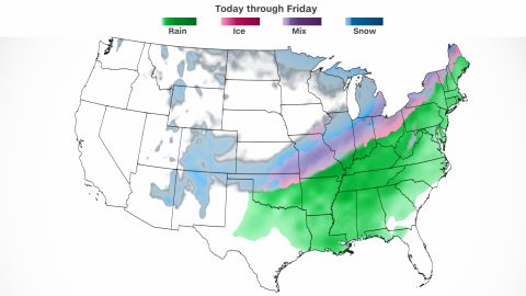 weather forecast precipitation thursday