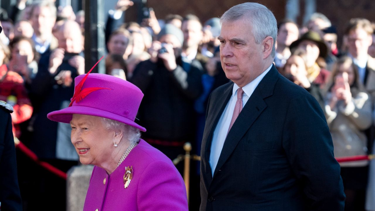 The Queen and Prince Andrew in 2018. 