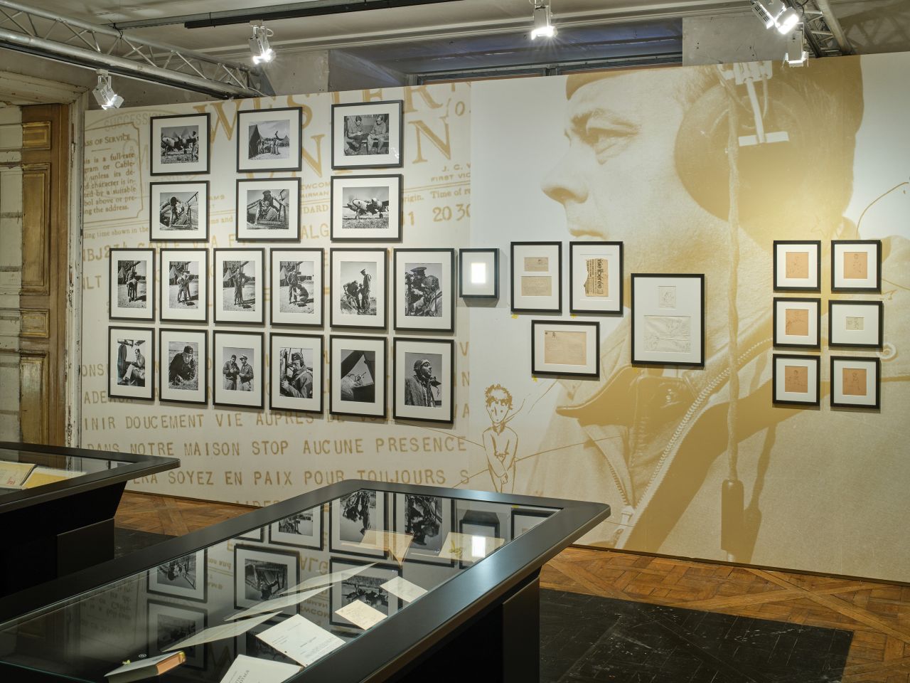 Photographs, poems and newspaper cuttings about the book are featured in the exhibition.