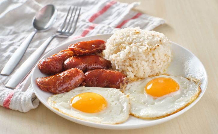 <strong>Best Philippines breakfast foods:</strong> For Filipinos, breakfast is more than just the morning meal. Click through to see some of the most delicious AM options, like longsilog (pictured). 