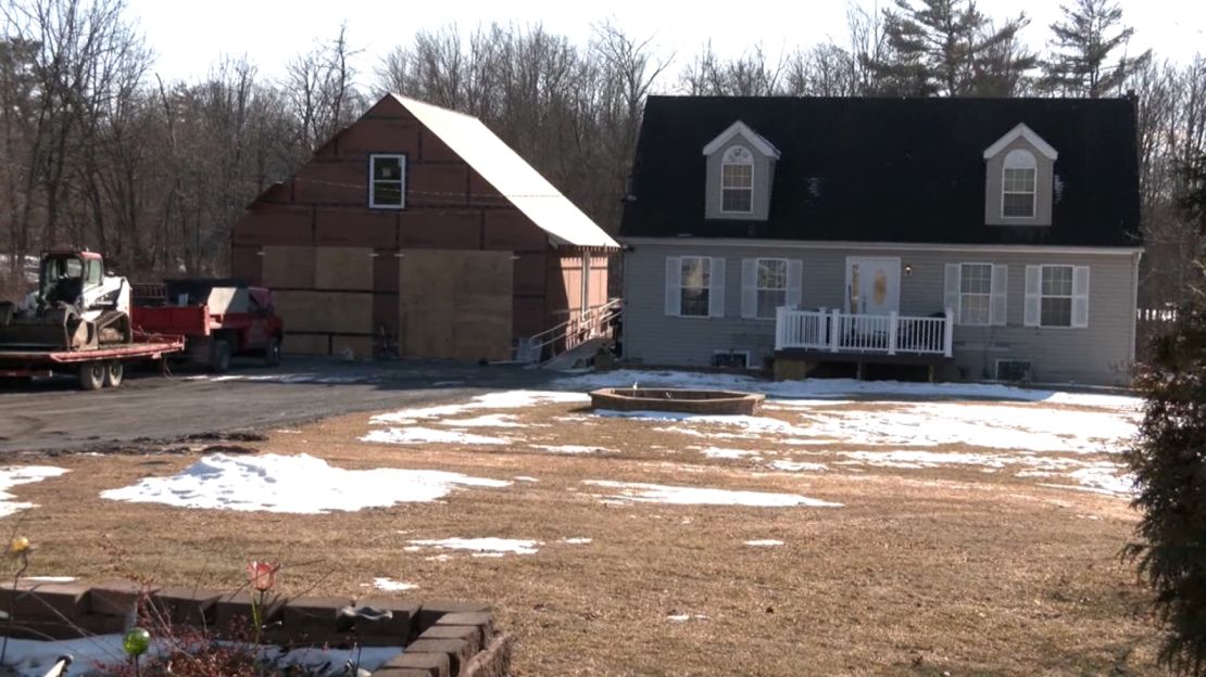 The home where Paislee Shultis was found.