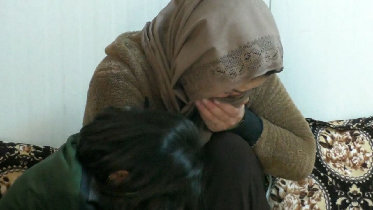 screengrab yazidi woman cries