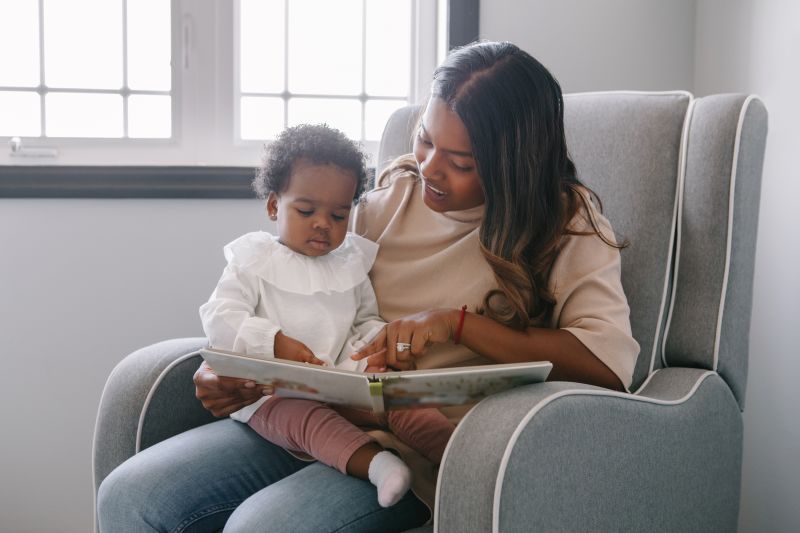 Reading chair for parent best sale and child