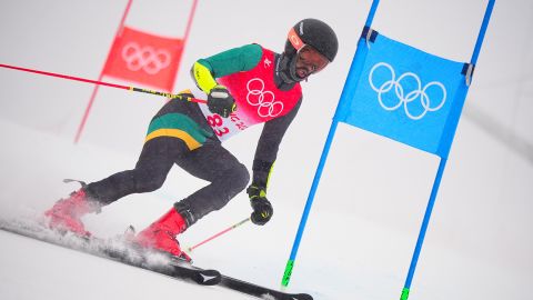 Benjamin Alexander represented Jamaica in alpine skiing -- a first for the island nation.
