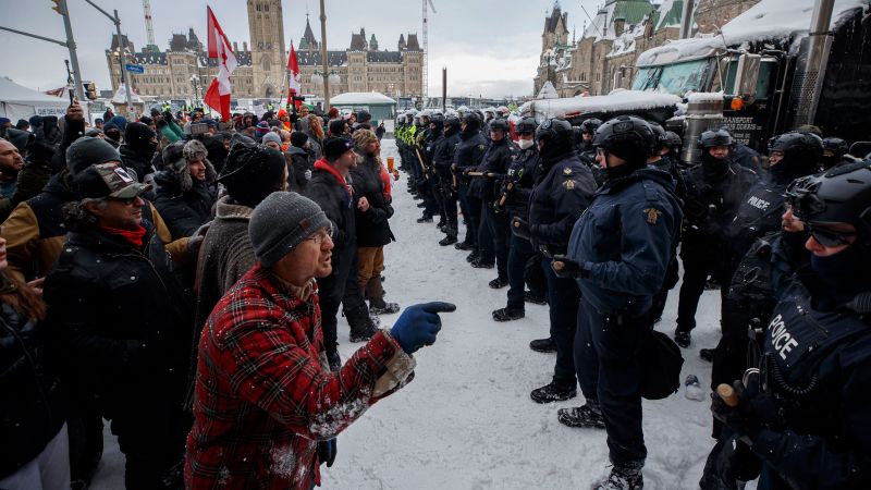 Freedom Convoy in Canada: Authorities freeze financial assets for those involved in ongoing protests in Ottawa