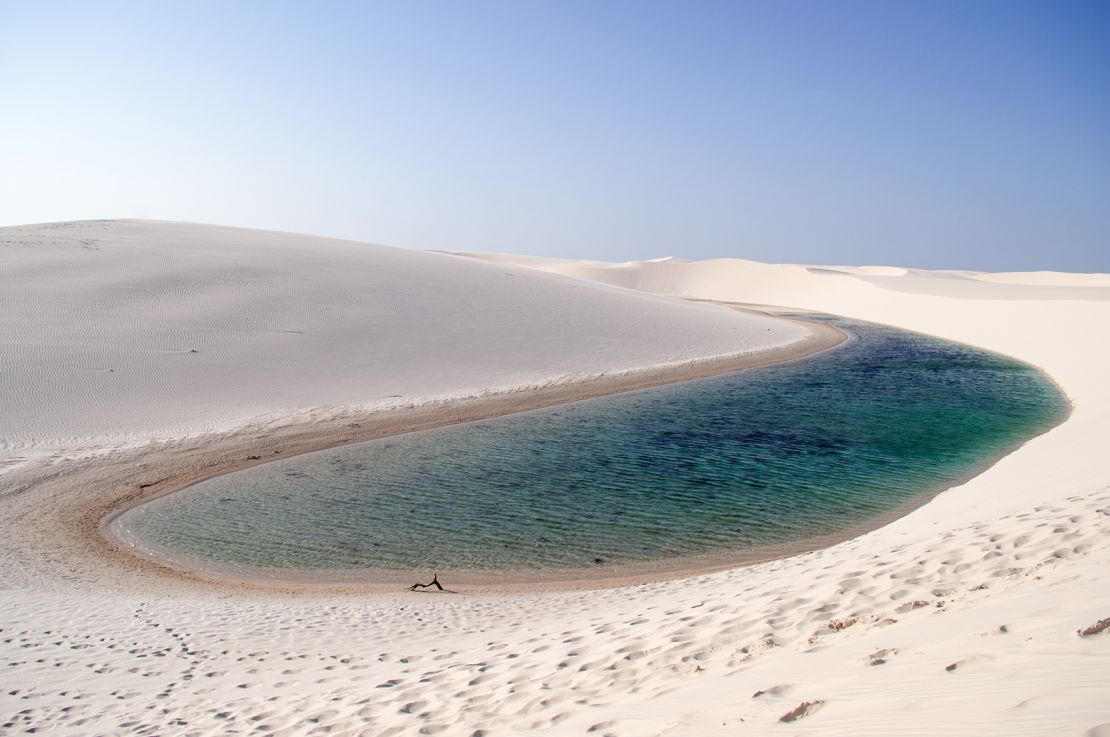 The freshwater pools are seasonal. Water levels are low from November to January.