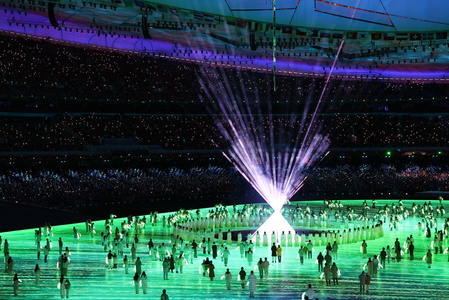 The closing ceremony is less formal than the opening ceremony but still a colorful event.