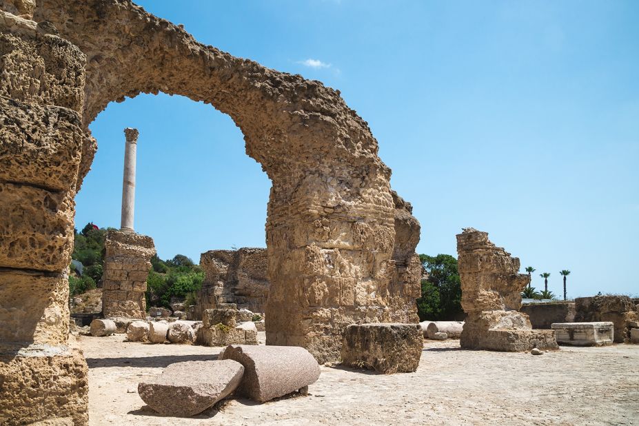 Carthage, an ancient city founded in the 9th century BC by the Phoenicians and later conquered by Rome, will also face risks from climate change in the next 30 years. The ruins lie beside the sea in the suburbs of Tunis, Tunisia's capital.