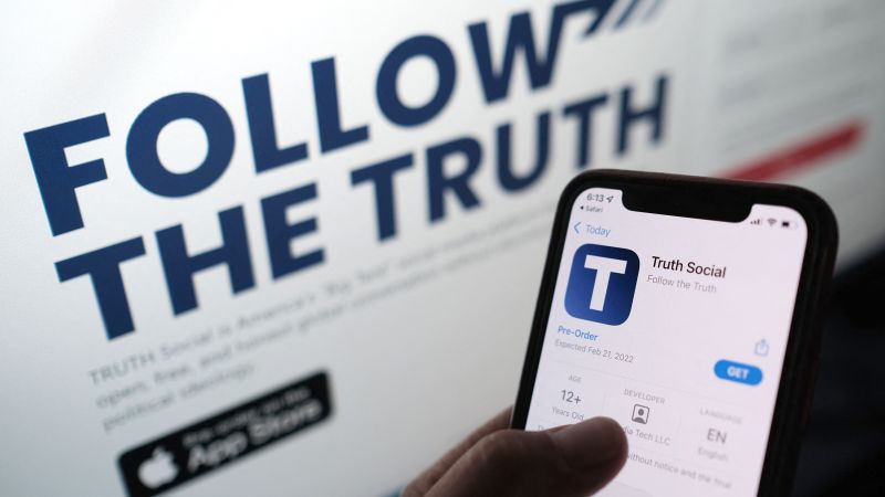 Trump’s Truth Social app goes live in Apple’s App Store
