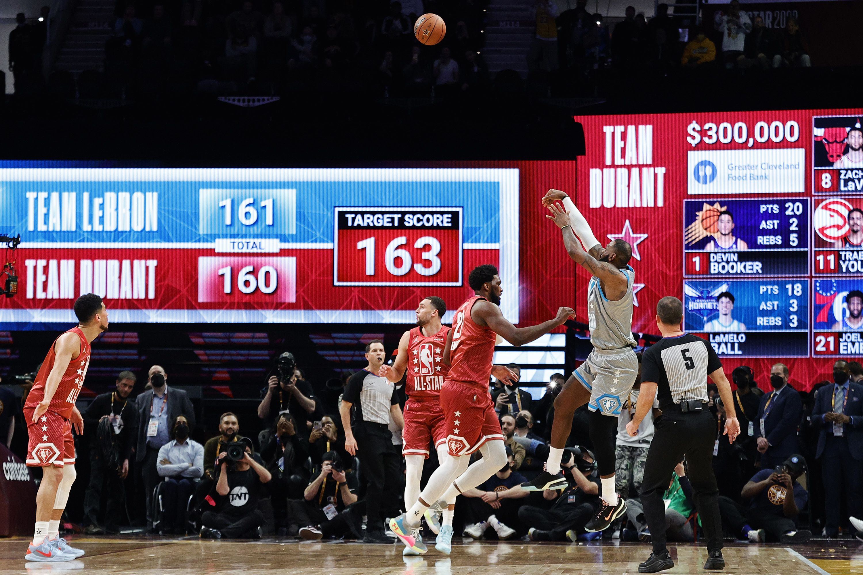 NBA All-Star Game 2022, LeBron James' Michael Jordan moment