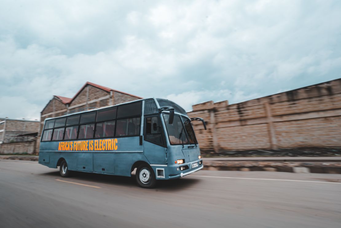 Opibus began a pilot for its 51-seater electric bus in January. The company installed off-grid solar powered charging points to top up the bus' batteries.