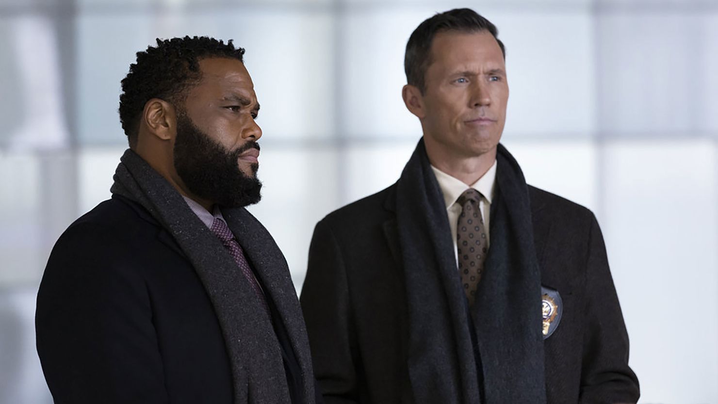 Anthony Anderson and Jeffrey Donovan in 'Law & Order.'