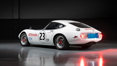 The Toyota-Shelby 2000GT's only raced for one season. This specific car was used for development work and as an alternate for racing.