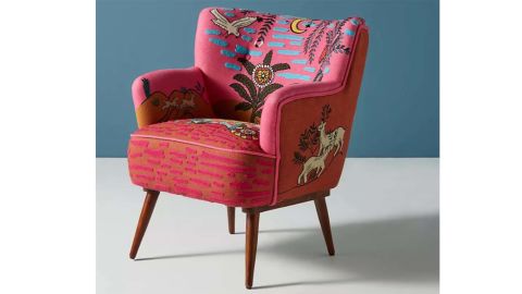 Anthropologie Imagined World Petite Accent Chair
