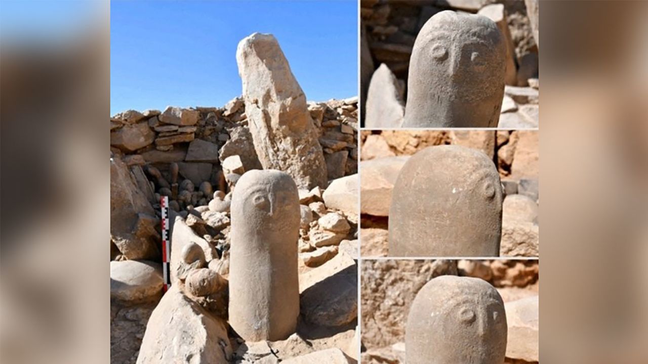 The anthromorphic carvings are a rare insight into Neolithic spiritual expression.