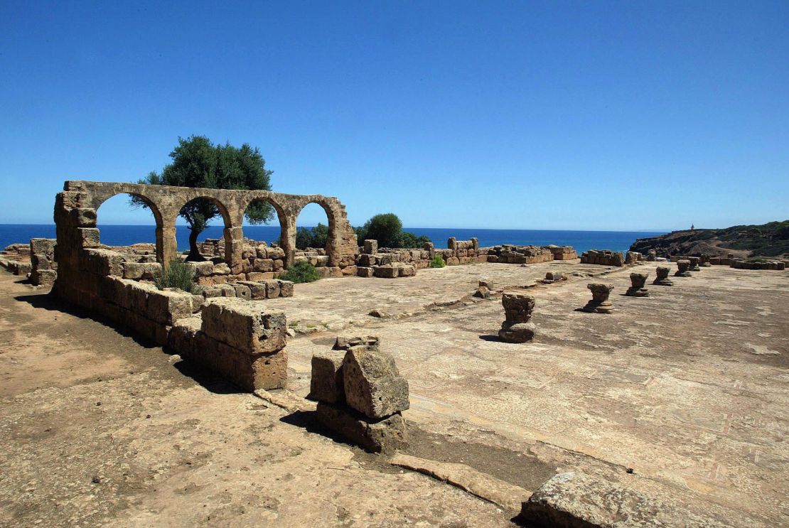 Many of North Africa's ancient cities lie dangerously close to the sea, such as Tipasa in modern-day Algeria.