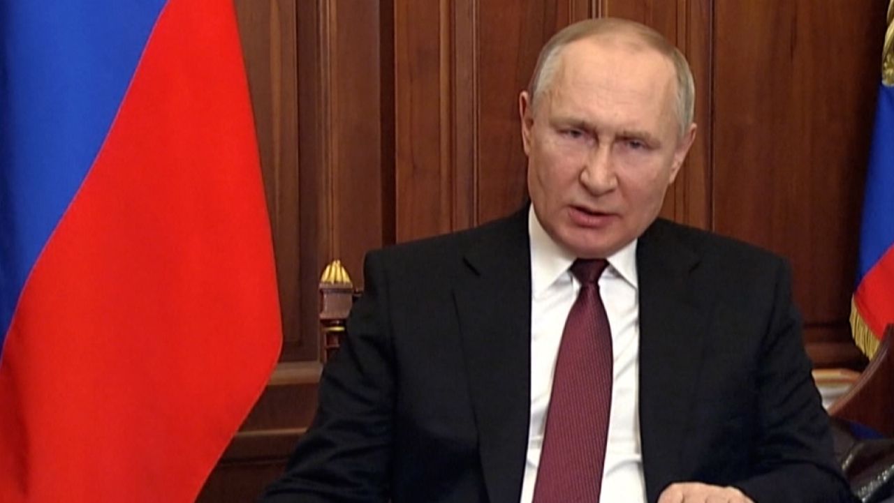 Vladimir Putin Russia address invasion