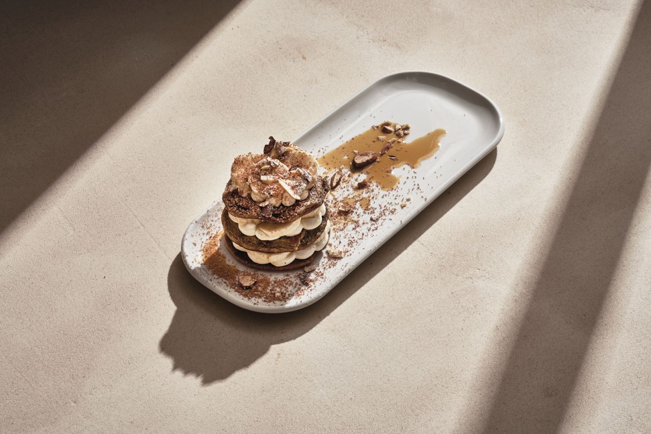 <strong>Hemp protein pancakes, Switzerland: </strong>These gluten-free pancakes from Michelin-starred chef Sven Wassmer contain hemp protein rather than flour.