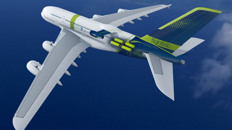 Airbus to test hydrogen-fueled engine on A380 jet | CNN