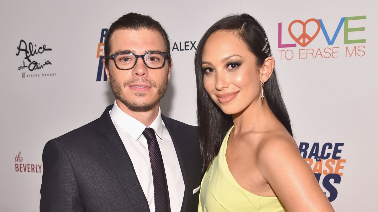Matthew Lawrence (L) and Cheryl Burke, seen here attending the 25th Annual Race To Erase MS Gala in Beverly Hills, California in April 2018, have announced their split. 