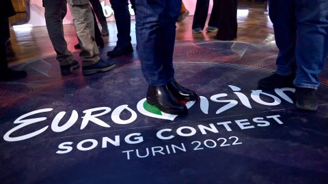 General view of Ceremony of 66th Eurovision Song Contest Handover at Palazzo Madama in January in Turin, Italy.