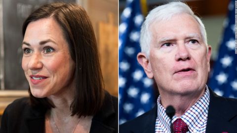 Republicans Katie Britt and Mo Brooks are running for Senate in Alabama.