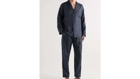 Rubinacci's Silk-Satin Pajama Set