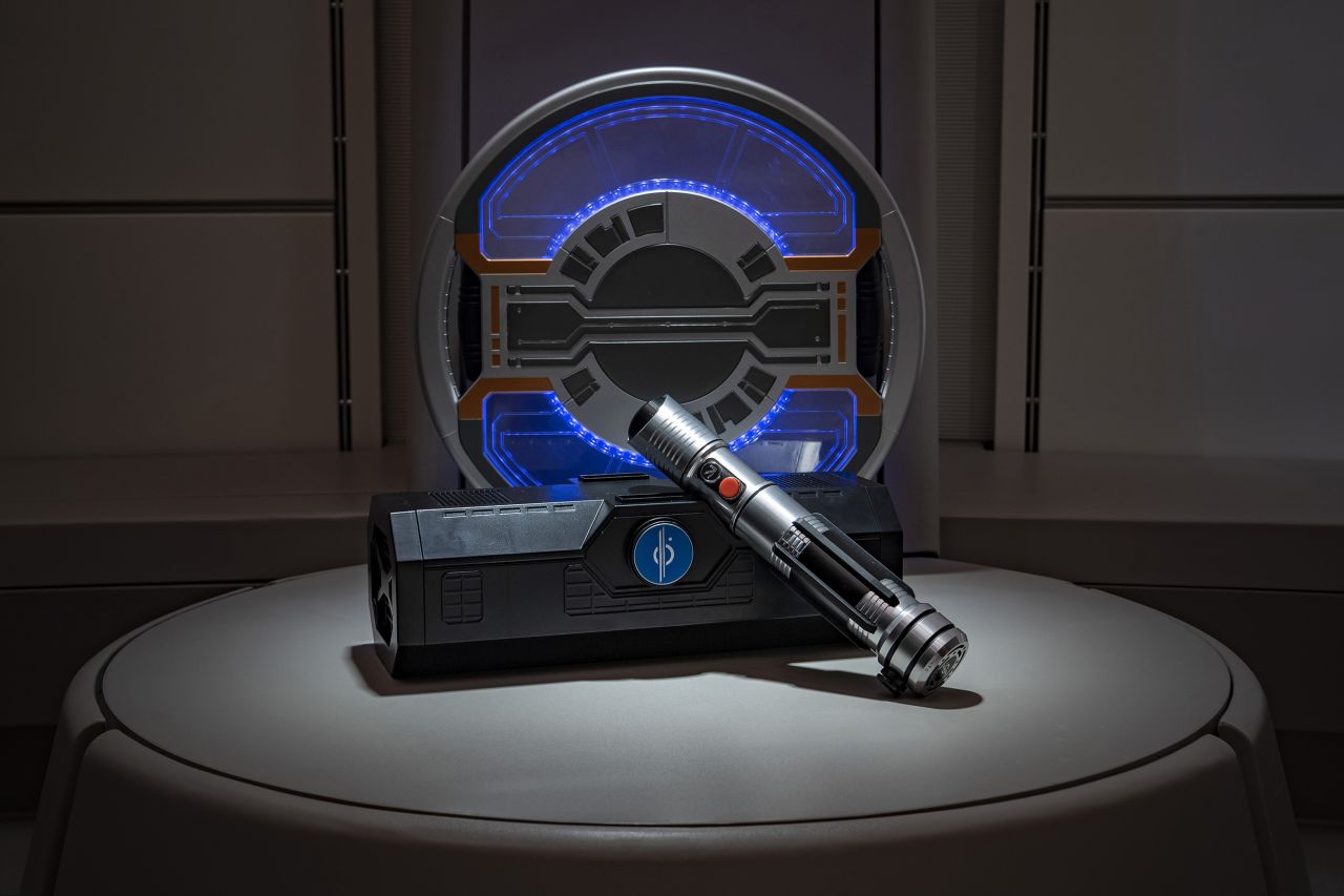Feeling one with the Force? Pick up a Legacy Lightsaber Training Hilt and Legacy Reflective Shield, both used during your lightsaber training course, to take home.