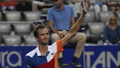 Russia's Daniil Medvedev will be crowned the new men's world No. 1 on Monday.