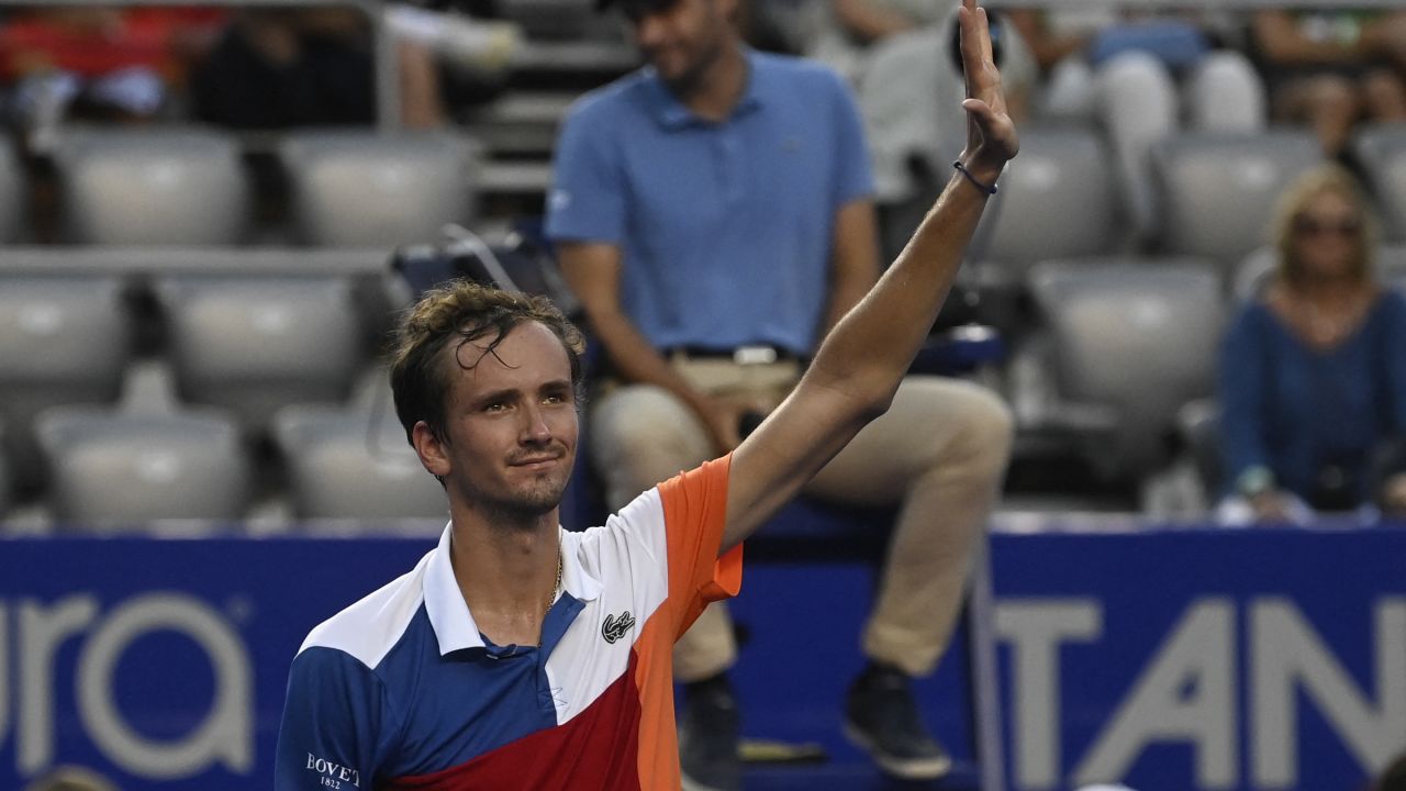 Russia's Daniil Medvedev will be crowned the new men's world No. 1 on Monday.