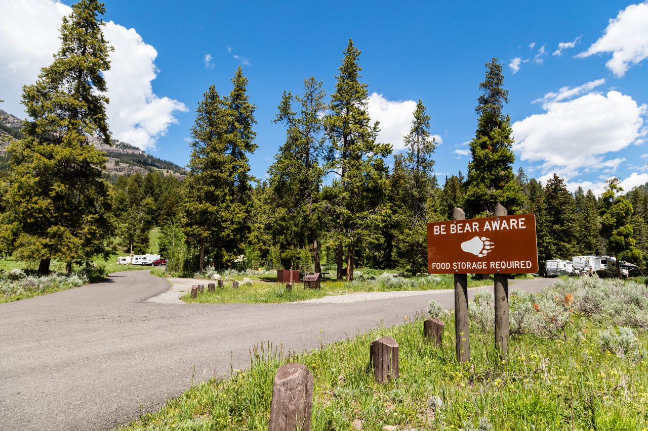 <strong>Pebble Creek Campground:</strong> If you want to stay in a campground such as Pebble Creek this summer, it's time to book now. And in case you didn't get that bear message, there are signs to remind you.