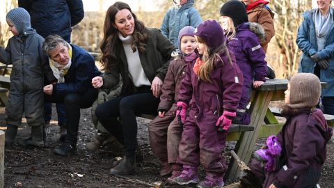 Kate was in Denmark on a two-day visit with her royal foundation.