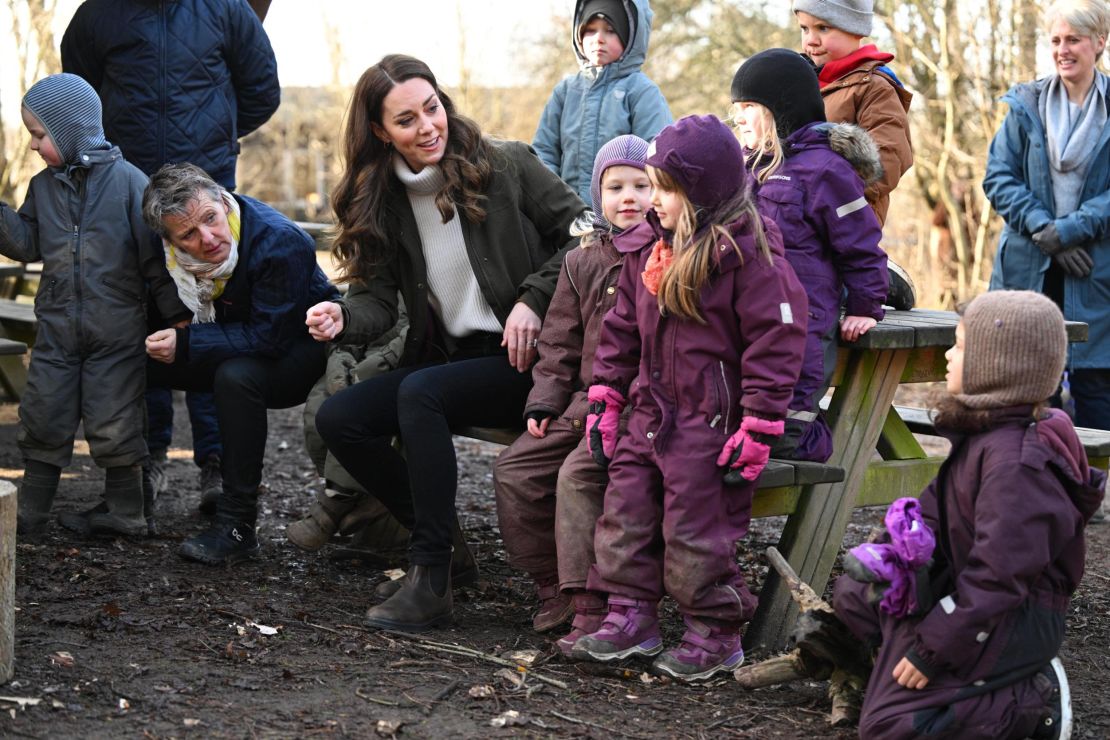 Kate was in Denmark on a two-day visit with her royal foundation.