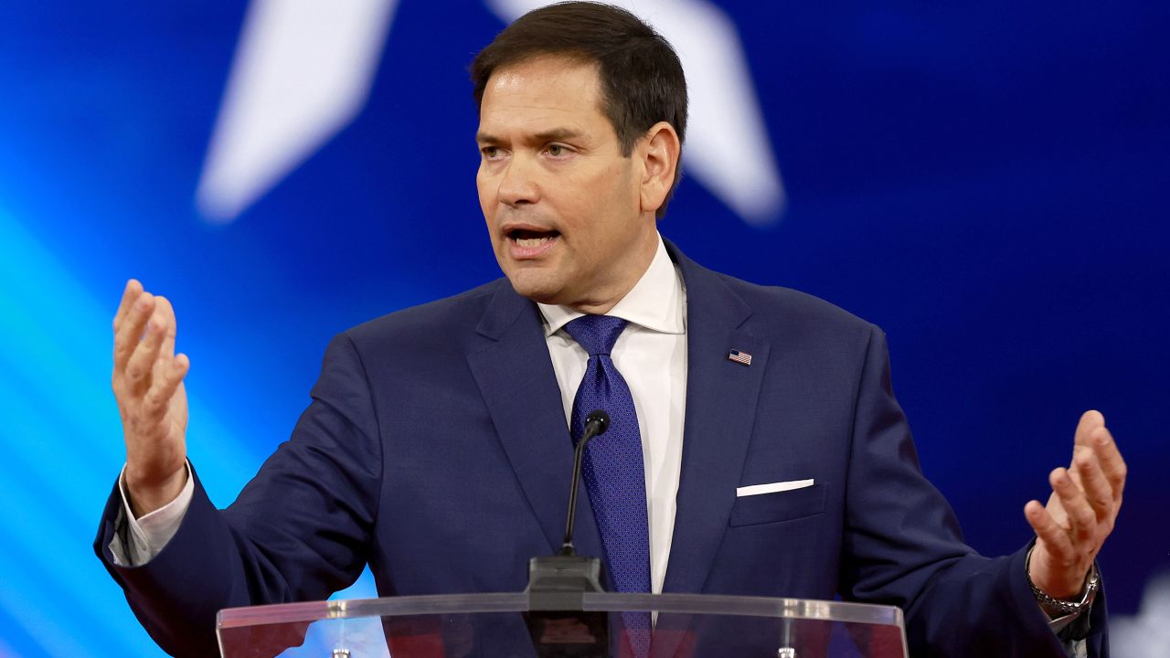 ORLANDO, FLORIDA - FEBRUARY 25: Sen. Marco Rubio (R-FL) speaks during the Conservative Political Action Conference (CPAC) at The Rosen Shingle Creek on February 25, 2022 in Orlando, Florida. (Photo by Joe Raedle/Getty Images)
