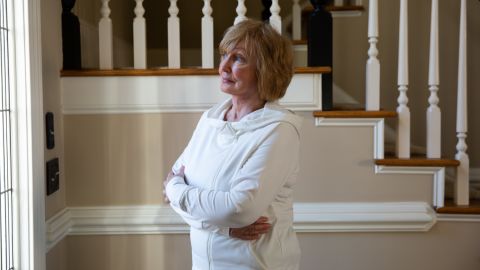 Olga Tourtchina is visiting her son in Sandy Springs, Georgia. She says the Russian invasion reminds her of growing up in the Soviet Union.